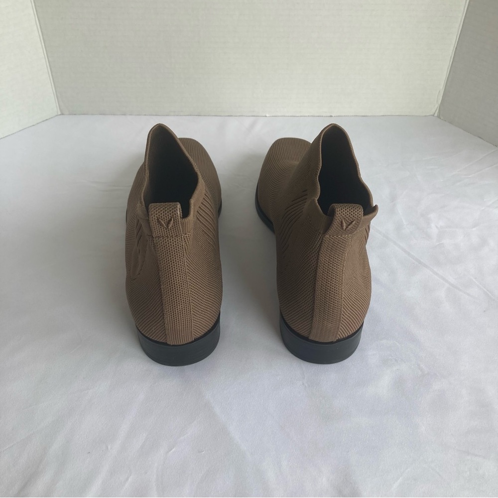 Women's Vivaia Ryan Square Toe Boots Booties Brown Chelsea Size 42/Size 10.5 - Picture 5 of 11